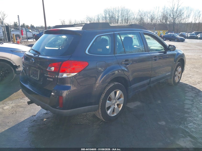 2012 Subaru Outback 2.5 2.5I grey Lot 111044104605 Vin 4S4BRBAC1C3234553