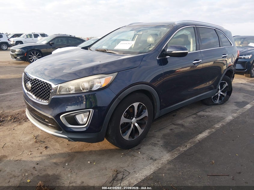 Vin: 5xyph4a17gg054308, lot: 44601059, kia sorento 2.0t ex 20162