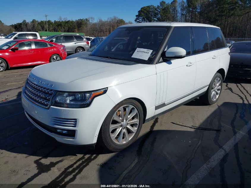 2016 Land Rover Range Rover 3.0L V6 Turbocharged Diesel Hse Td6