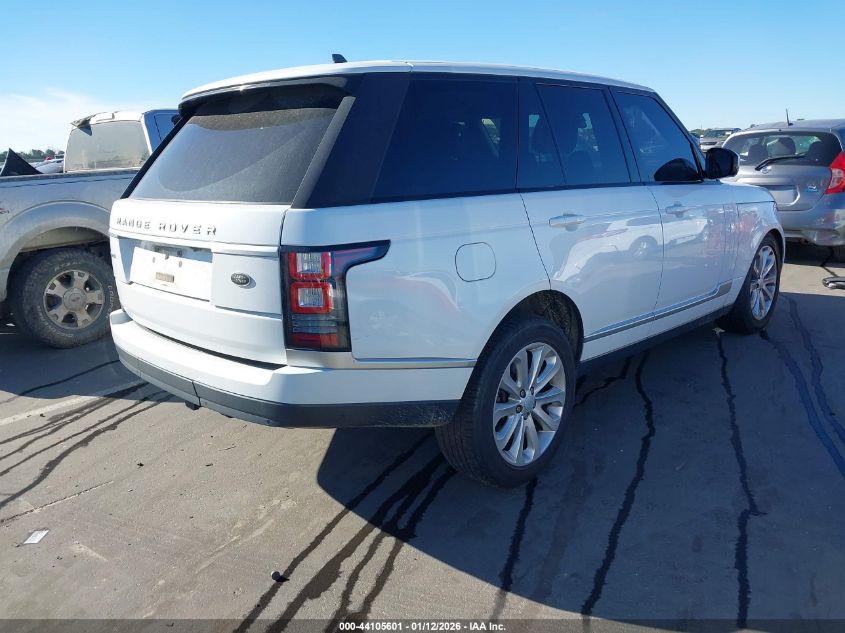 2016 Land Rover Range Rover 3.0L V6 Turbocharged Diesel Hse Td6