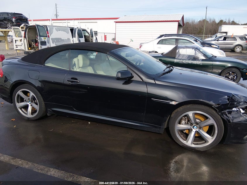 2008 BMW 650I VIN: WBAEB535X8CX63638 Lot: 44105639