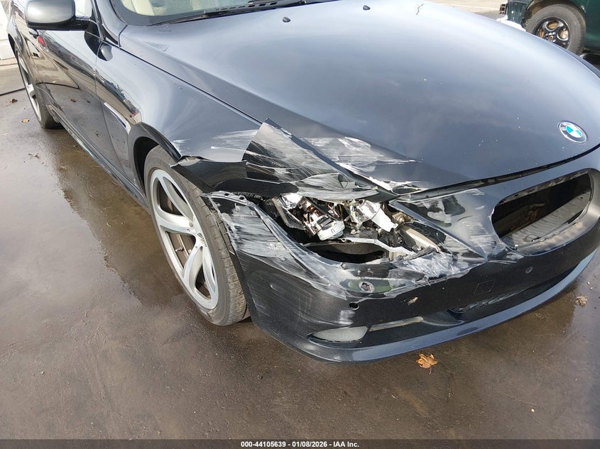 2008 BMW 650I VIN: WBAEB535X8CX63638 Lot: 44105639