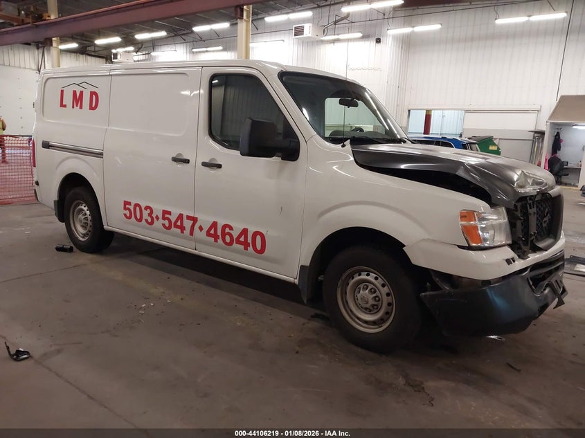 2018 Nissan Nv Cargo Nv1500 S V6