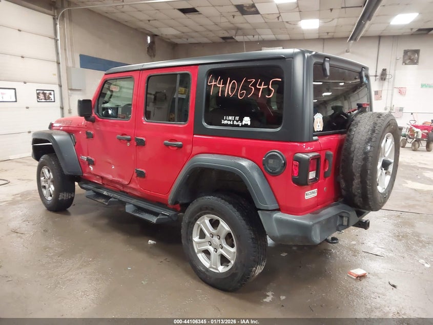 2019 Jeep Wrangler Unlimited Sport S 4X4