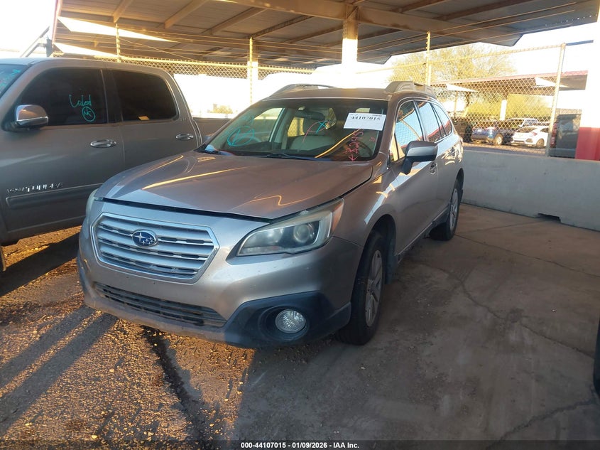 Vin: 4s4bsacc1f3245567, lot: 44602872, subaru outback 2.5i premium 20152