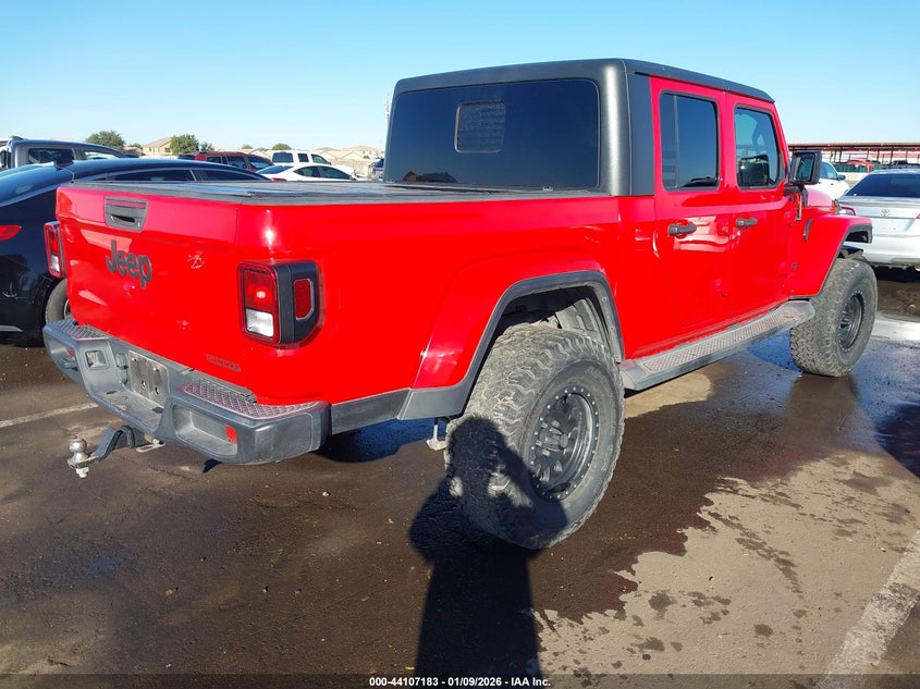 Vin: 1c6hjtag0ml542403, lot: 44603040, jeep gladiator sport s 4x4 20214