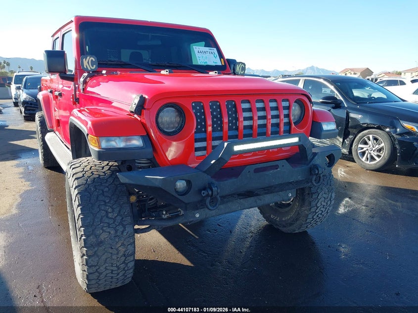2021 Jeep Gladiator Sport S 4X4 VIN: 1C6HJTAG0ML542403 Lot: 44107183