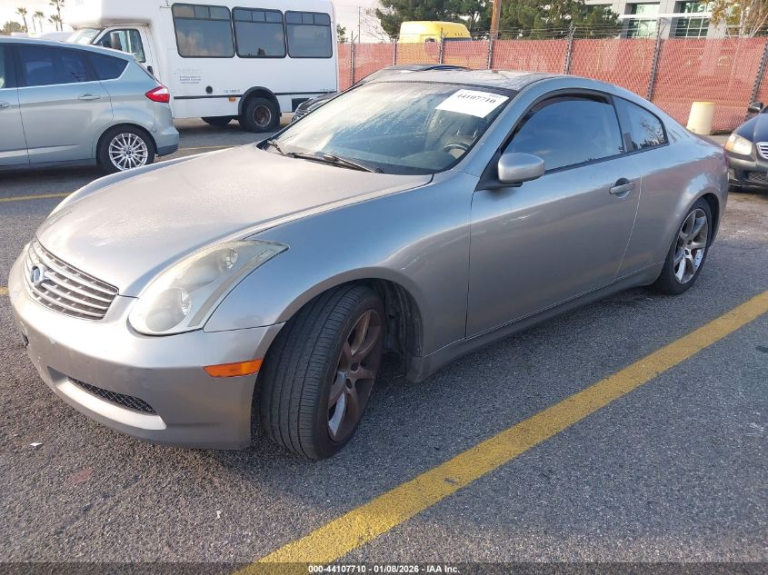 2003 Infiniti G35 Base W/6 Speed Manual