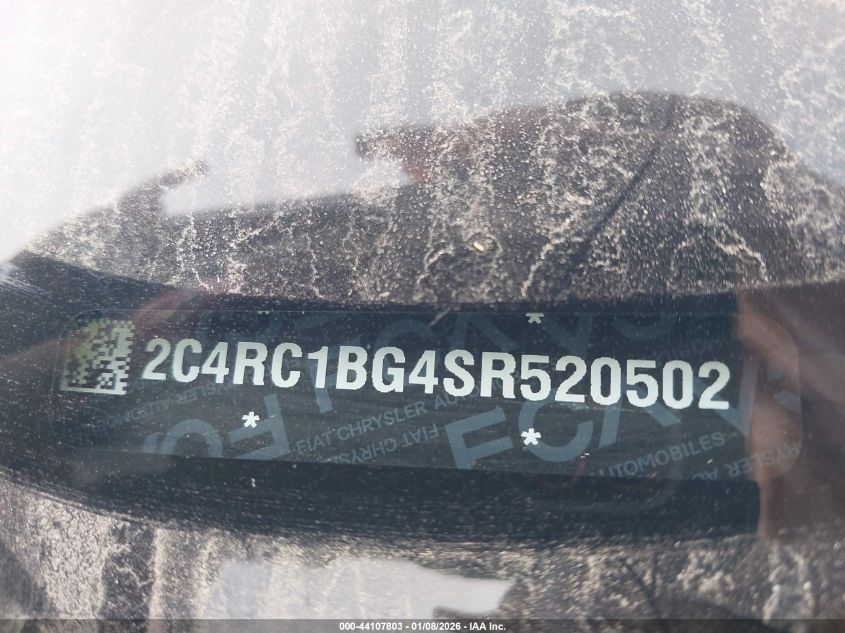 2025 Chrysler Pacifica - 2C4RC1BG4SR520502