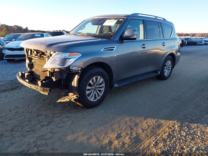 Vin: jn8ay2nc7lx516688, lot: 44603933, nissan armada sv 4wd 20202