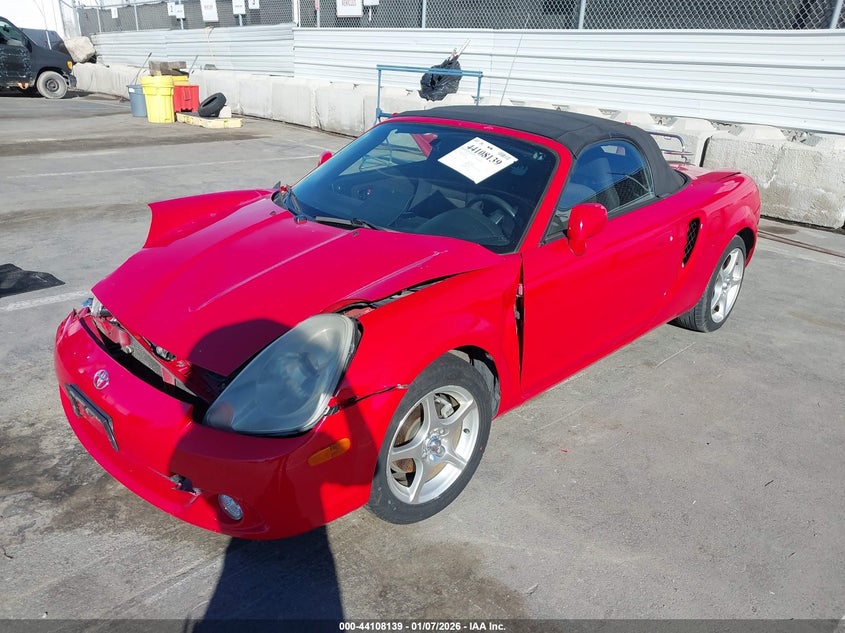 2003 TOYOTA MR2 CABRIO 1.8L I-4 DOHC, VVT, 138HP