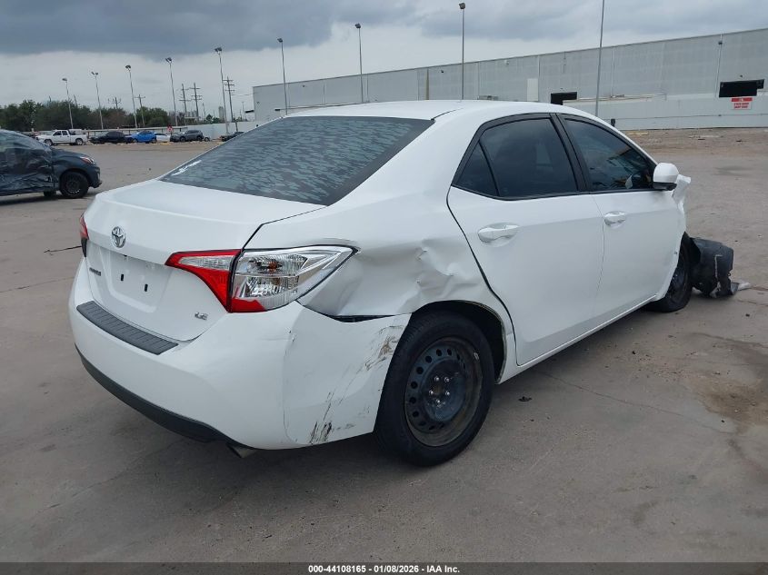 2016 Toyota Corolla Le