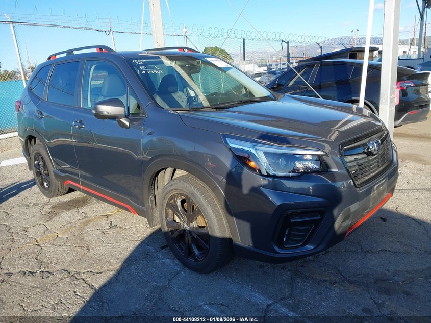 SUBARU FORESTER 2021. Lot# 44108212. VIN JF2SKARC8MH519036. Photo 1