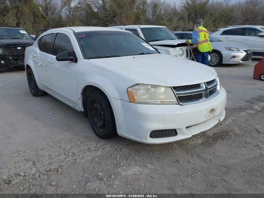 1C3CDZAG4CN327675 2012 Dodge Avenger Se auction photo 1