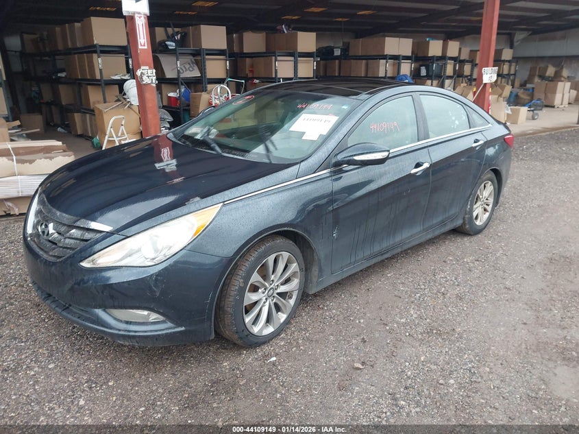 2012 Hyundai Sonata 2.0 Limited 2.0T blue Lot 111044109149 Vin 5NPEC4AB4CH335113