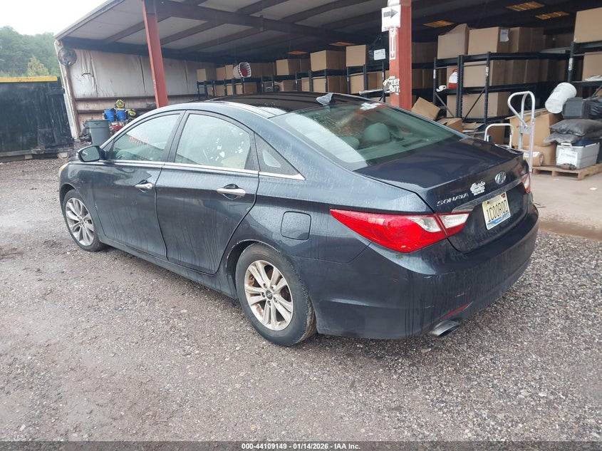 2012 Hyundai Sonata 2.0 Limited 2.0T blue Lot 111044109149 Vin 5NPEC4AB4CH335113