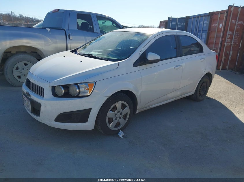 Vin: 1g1ja5sh1g4133055, lot: 44605274, chevrolet sonic ls auto 20162