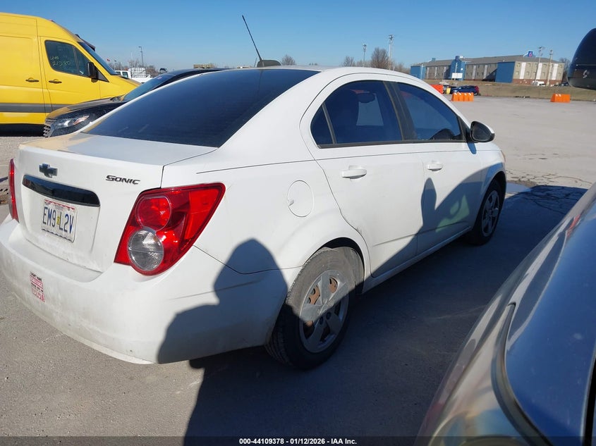 Vin: 1g1ja5sh1g4133055, lot: 44605274, chevrolet sonic ls auto 20164