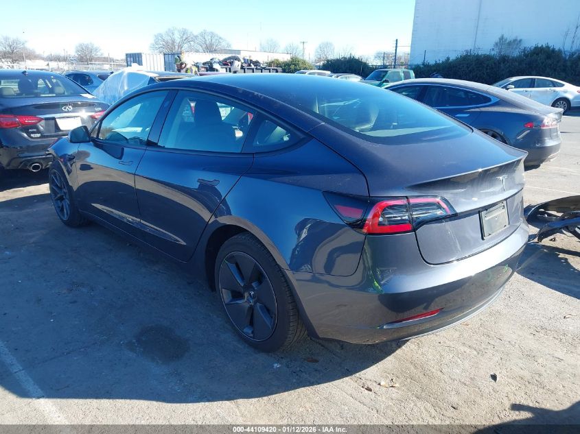2023 Tesla Model 3 Rear-Wheel Drive