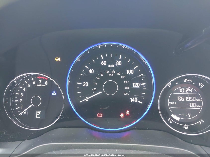 VIN 3CZRU5H59HM725883 2017 HONDA HR-V EX