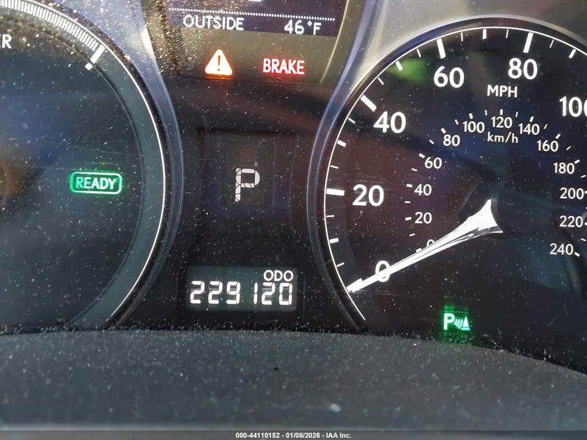 2010 Lexus Rx 450H VIN: JTJZB1BA0A2001942 Lot: 44110152