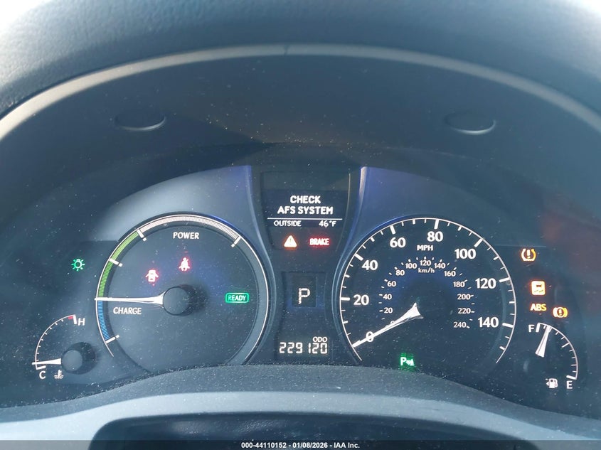 2010 Lexus Rx 450H VIN: JTJZB1BA0A2001942 Lot: 44110152