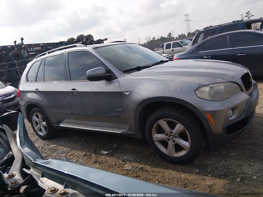 2009 BMW X5 3.0 Xdrive30i Silver Lot 111044110573 Vin 5UXFE435X9L271720