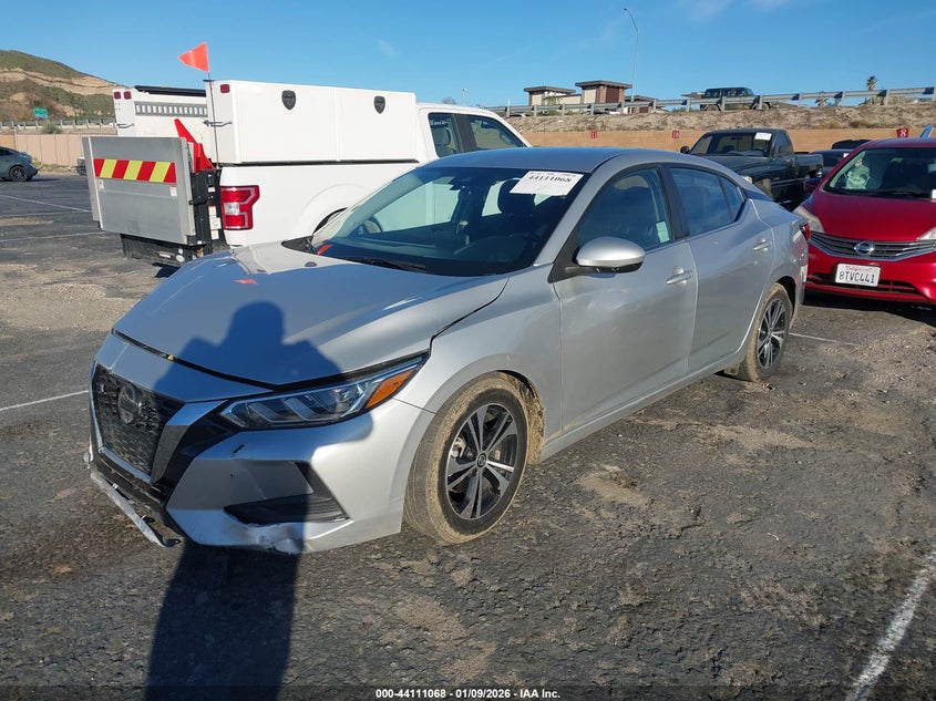 VIN 3N1AB8CV6MY225557 2021 NISSAN SENTRA SV XTRONIC CVT