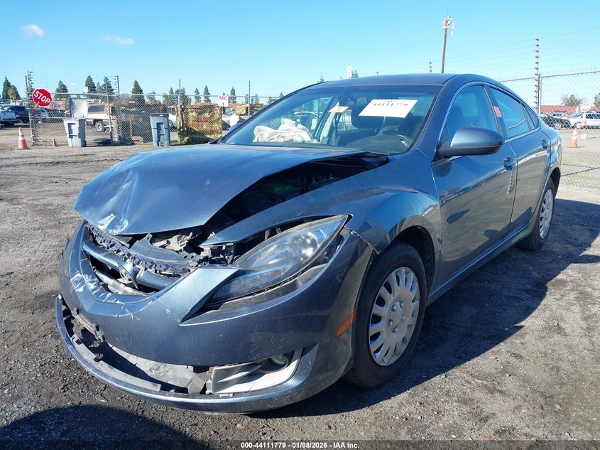 2012 Mazda 6 2.5 Azda6 I Sport Blue Lot 111044111779 Vin 1YVHZ8BH1C5M07420