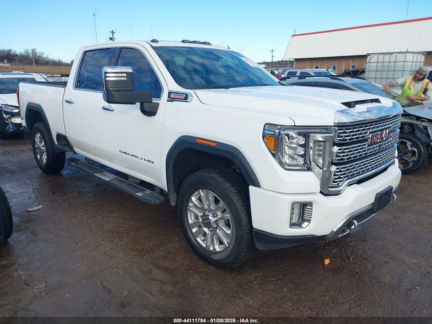 2020 Gmc SIERRA 2500Hd 4Wd Standard Bed Denali white Lot 111044111784 Vin 1GT49REY9LF116003