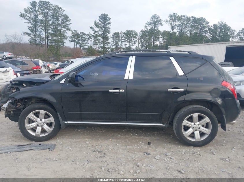 2006 Nissan Murano Sl VIN: JN8AZ08T86W405817 Lot: 44111976