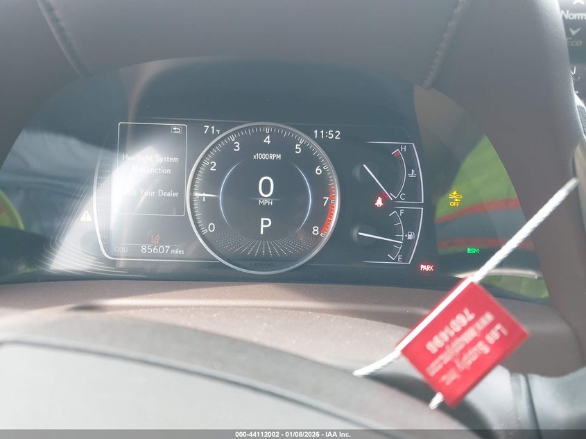 2019 Lexus Es 350 VIN: 58ABZ1B16KU014849 Lot: 44112002