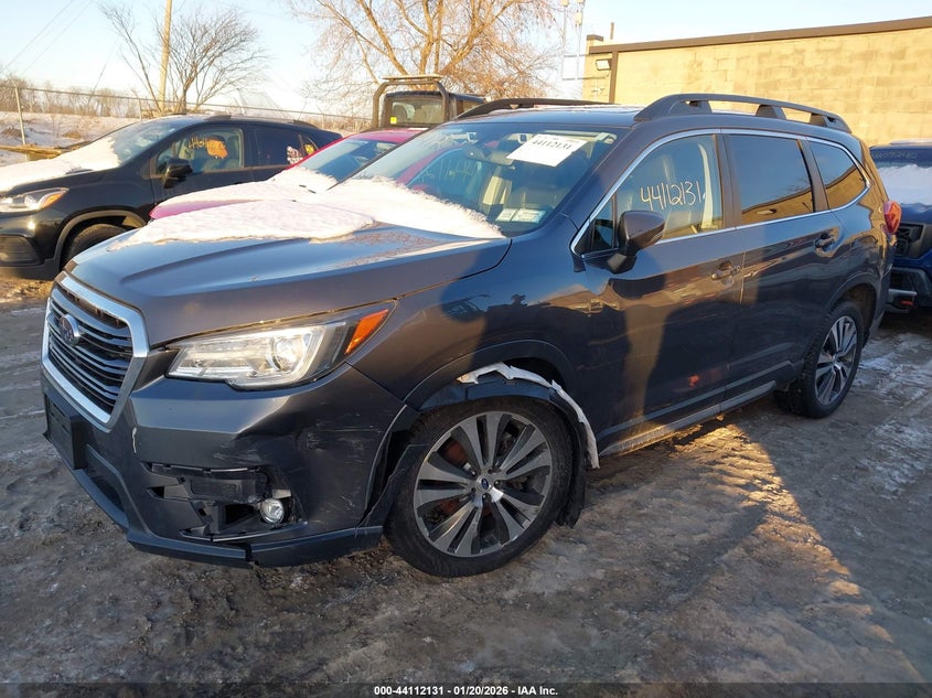 Vin: 4s4wmapdxl3445843, lot: 44608027, subaru ascent limited 20202