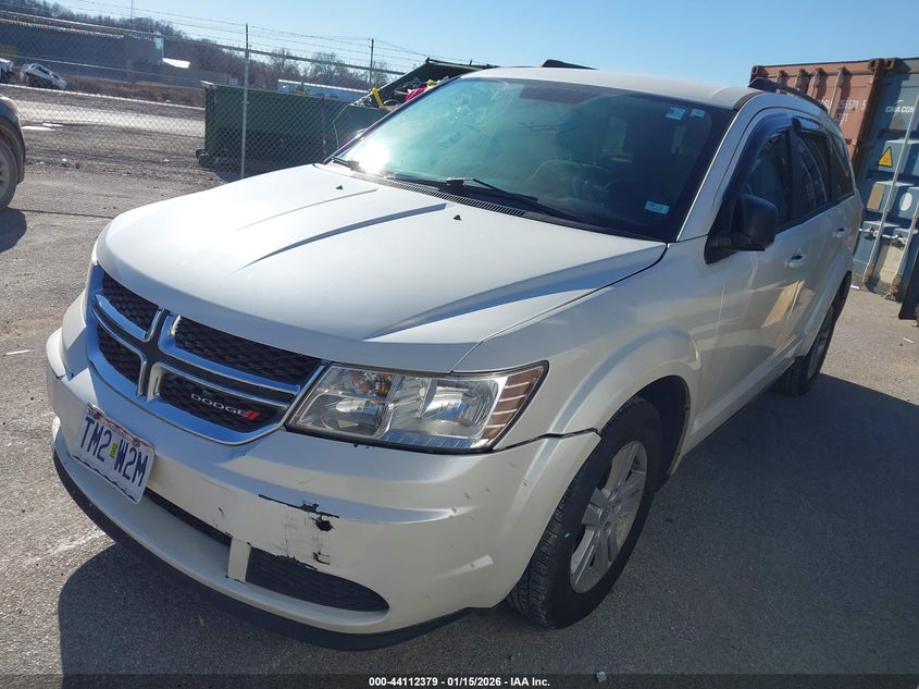 Vin: 3c4pdcab6ct367139, lot: 44608275, dodge journey se/avp 20122