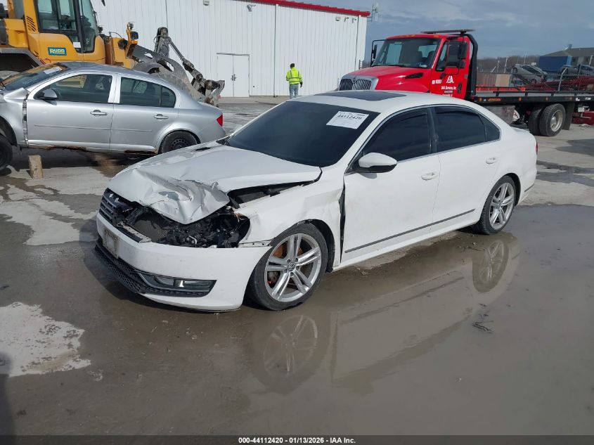 2012 Volkswagen Passat 2.0L Tdi Sel Premium