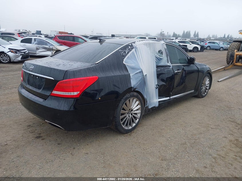 Vin: kmhgh4jh0eu081368, lot: 44608488, hyundai equus signature 20144