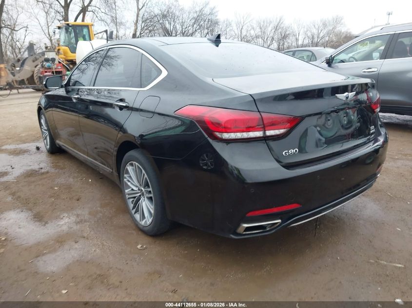 2018 Genesis G80 3.8