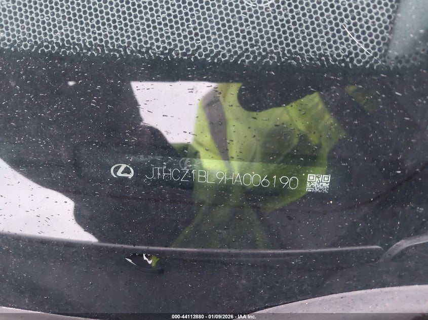 2017 Lexus Gs 350 F Sport VIN: JTHCZ1BL9HA006190 Lot: 44112880