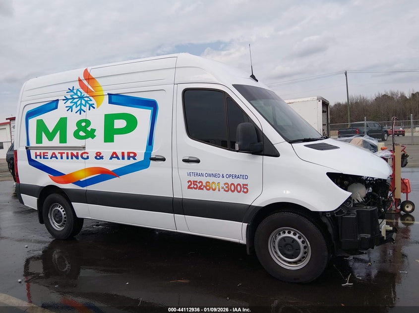 2024 Mercedes-Benz Sprinter 2500 Standard Roof 4-Cyl Diesel Ho VIN: W1Y4NBHY4RP723682 Lot: 44112936
