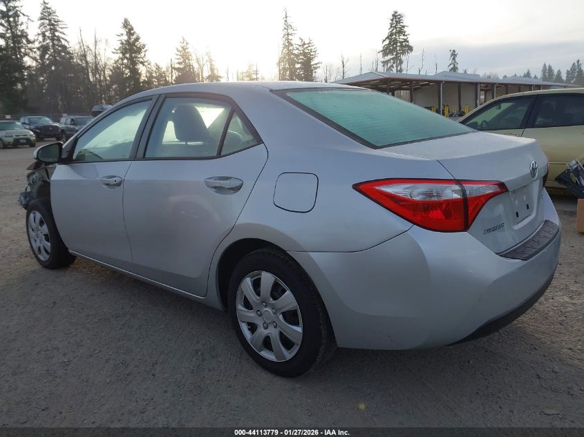 2016 Toyota Corolla Le
