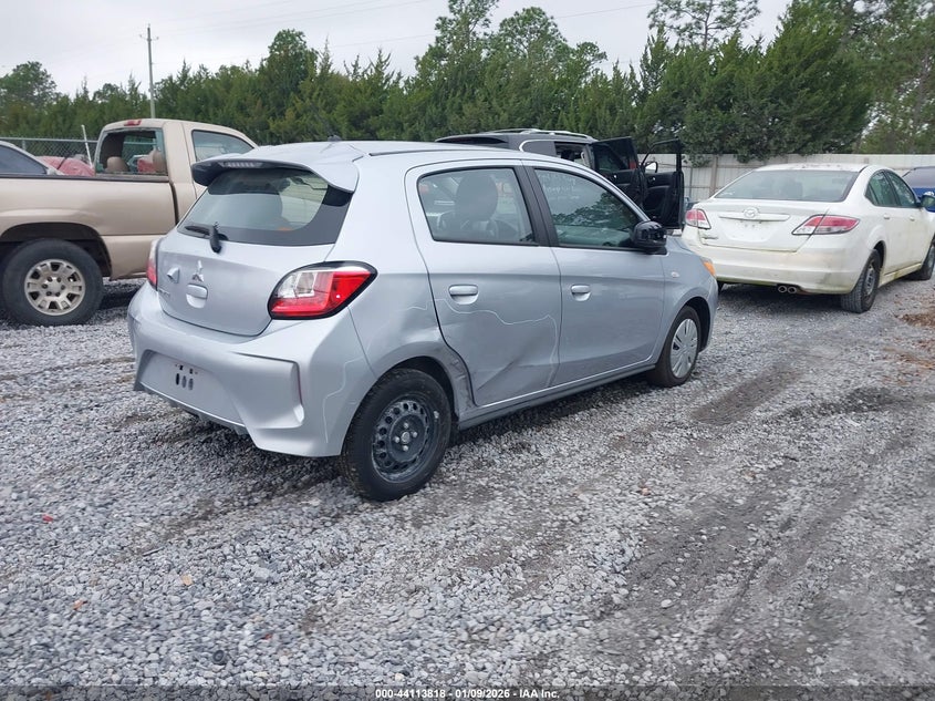 Vin: ml32auhjxrh028478, lot: 44609714, mitsubishi mirage es/le 20244