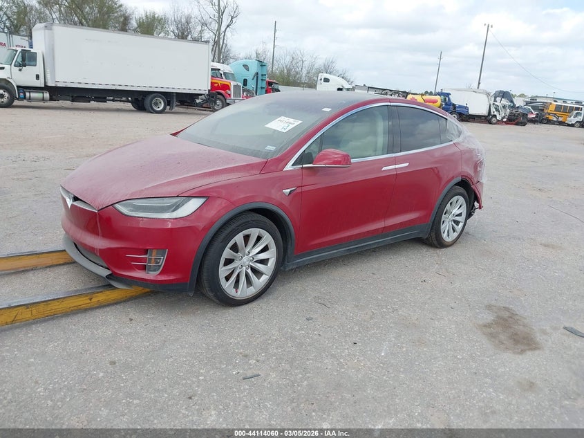 Vin: 5yjxcde23jf087533, lot: 44609956, tesla model x 100d/75d/p100d 20182