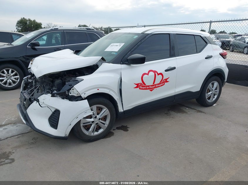 2022 NISSAN KICKS 1.6L I-4 DOHC, VVT, (VIN: 3N1CP5BV0NL481024