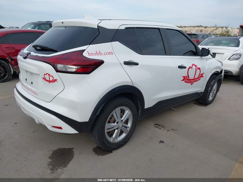 2022 NISSAN KICKS 1.6L I-4 DOHC, VVT, (VIN: 3N1CP5BV0NL481024