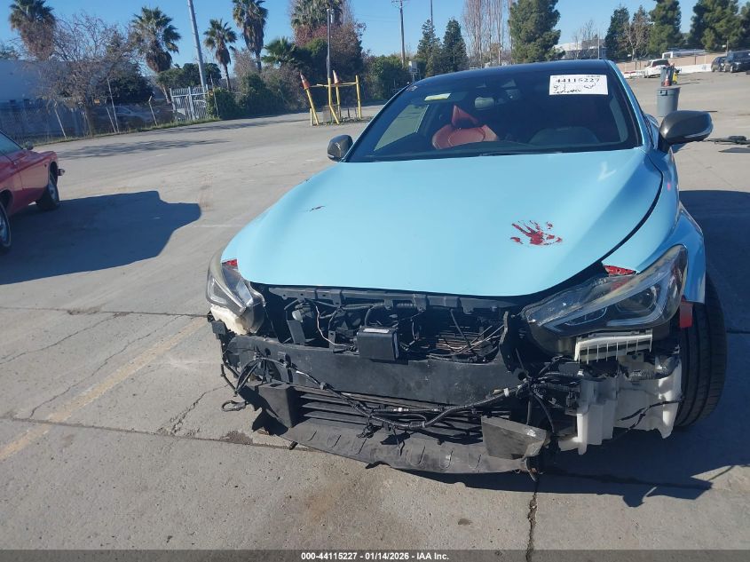 2017 Infiniti Q60 3.0T Red Sport 400 VIN: JN1FV7EK5HM610790 Lot: 44115227