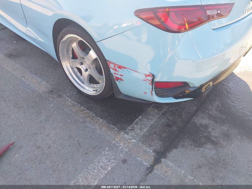 2017 Infiniti Q60 3.0T Red Sport 400 VIN: JN1FV7EK5HM610790 Lot: 44115227