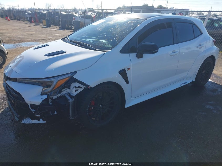 Vin: jtnabaae2sa016692, lot: 44611233, toyota gr corolla premium plus 20252