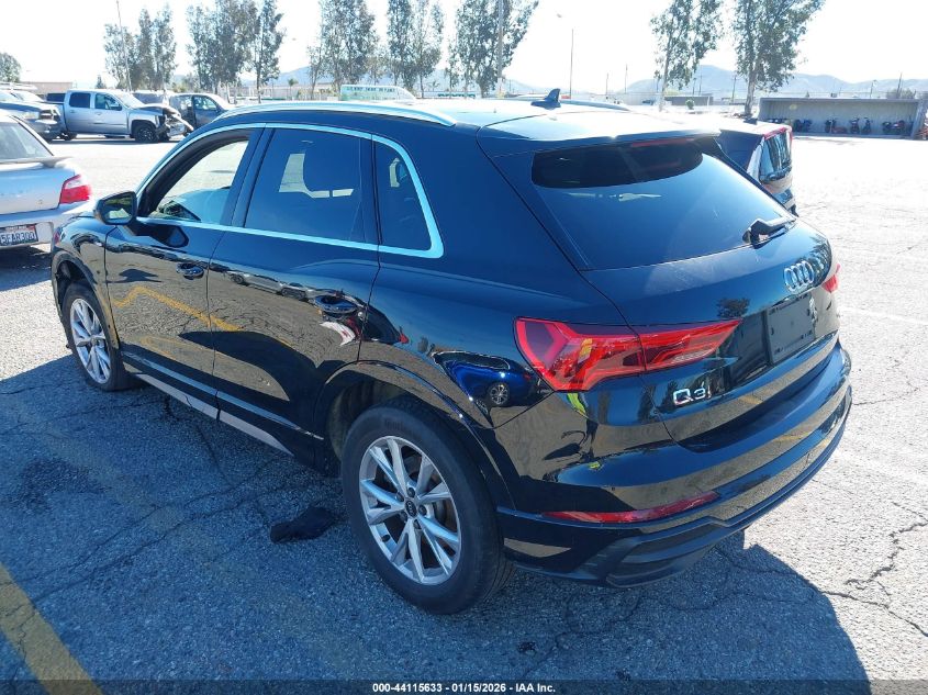 2021 Audi Q3 Premium 45 Tfsi S Line Quattro Tiptronic