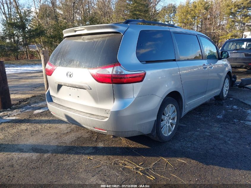 2017 Toyota Sienna Le 7 Passenger