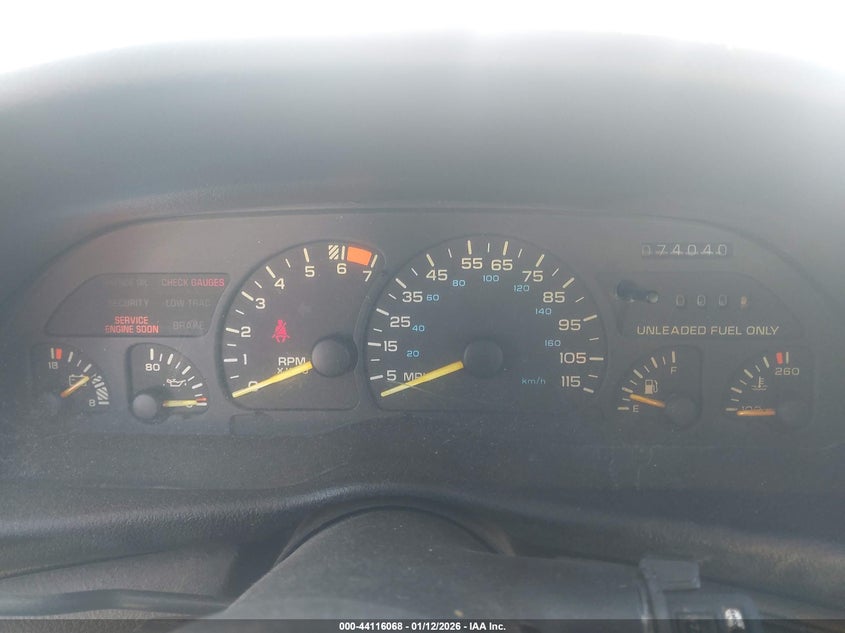 1993 Chevrolet Camaro VIN: 2G1FP22S6P2111833 Lot: 44116068